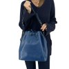 LOUIS VUITTON Noe Epi Leather Blue Shoulder Bag