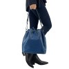 LOUIS VUITTON Noe Epi Leather Blue Shoulder Bag