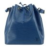 LOUIS VUITTON Noe Epi Leather Blue Shoulder Bag