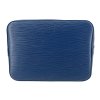 LOUIS VUITTON Noe Epi Leather Blue Shoulder Bag