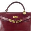 HERMÉS Kelly 32 Burgundy Bag