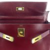 HERMÉS Kelly 32 Burgundy Bag