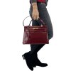 HERMÉS Kelly 32 Burgundy Bag