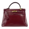 HERMÉS Kelly 32 Burgundy Bag