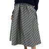 CHRISTIAN DIOR Oblique Midi Skirt