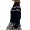 CHRISTIAN DIOR Blue Reversible Sweater