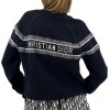 CHRISTIAN DIOR Blue Reversible Sweater