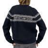 CHRISTIAN DIOR Blue Reversible Sweater