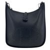 HERMÉS Evelyne 28 Clemence Black Bag