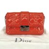 CHRISTIAN DIOR Miss Dior Mini Orange Bag