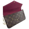 LOUIS VUITTON Felicie Monogram Canvas Pochette
