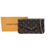 LOUIS VUITTON Felicie Monogram Canvas Pochette
