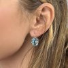 CINOLTER Topaz Earring