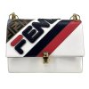 FENDI x FILA Mania White Bag