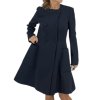 CHRISTIAN DIOR Dark Blue Dress/Coat