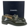 CHANEL Khaki Loafers