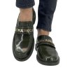 CHANEL Khaki Loafers