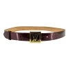 LOUIS VUITTON Burgundy Vernis Belt