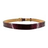 LOUIS VUITTON Burgundy Vernis Belt