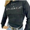 GIVENCHY Black Crop Hoodie