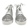 CHRISTIAN LOUBOUTIN Silver Ankle Sneakers