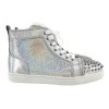 CHRISTIAN LOUBOUTIN Silver Ankle Sneakers