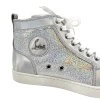 CHRISTIAN LOUBOUTIN Silver Ankle Sneakers