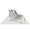 CHRISTIAN LOUBOUTIN Silver Ankle Sneakers