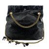 BALENCIAGA Crush Black Bag