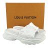 LOUIS VUITTON White Slippers