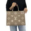 LOUIS VUITTON Onthego Nude Monogram Tote Bag