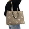 LOUIS VUITTON Onthego Nude Monogram Tote Bag