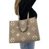 LOUIS VUITTON Onthego Nude Monogram Tote Bag