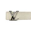LOUIS VUITTON White Epi Leather Belt