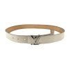 LOUIS VUITTON White Epi Leather Belt
