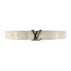 LOUIS VUITTON White Epi Leather Belt