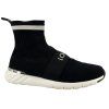 LOUIS VUITTON Logo Sock Ankle Boots