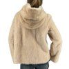 Beige Mink Short Coat