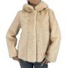 Beige Mink Short Coat