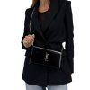 YVES SAINT LAURENT Black Mini Crossbody Clutch