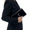YVES SAINT LAURENT Black Mini Crossbody Clutch