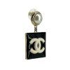 CHANEL Black Vintage Earrings