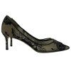 JIMMY CHOO Black Laced Pumps
