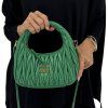 MIU MIU Top Handle Green Bag