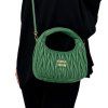 MIU MIU Top Handle Green Bag