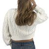 CHANEL Cropp White Sweater