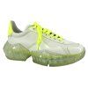 JIMMY CHOO White Neon Sneakers
