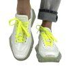 JIMMY CHOO White Neon Sneakers