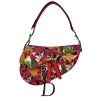 CHRISTIAN DIOR Saddle Vintage Floral Bag