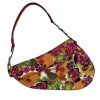 CHRISTIAN DIOR Saddle Vintage Floral Bag